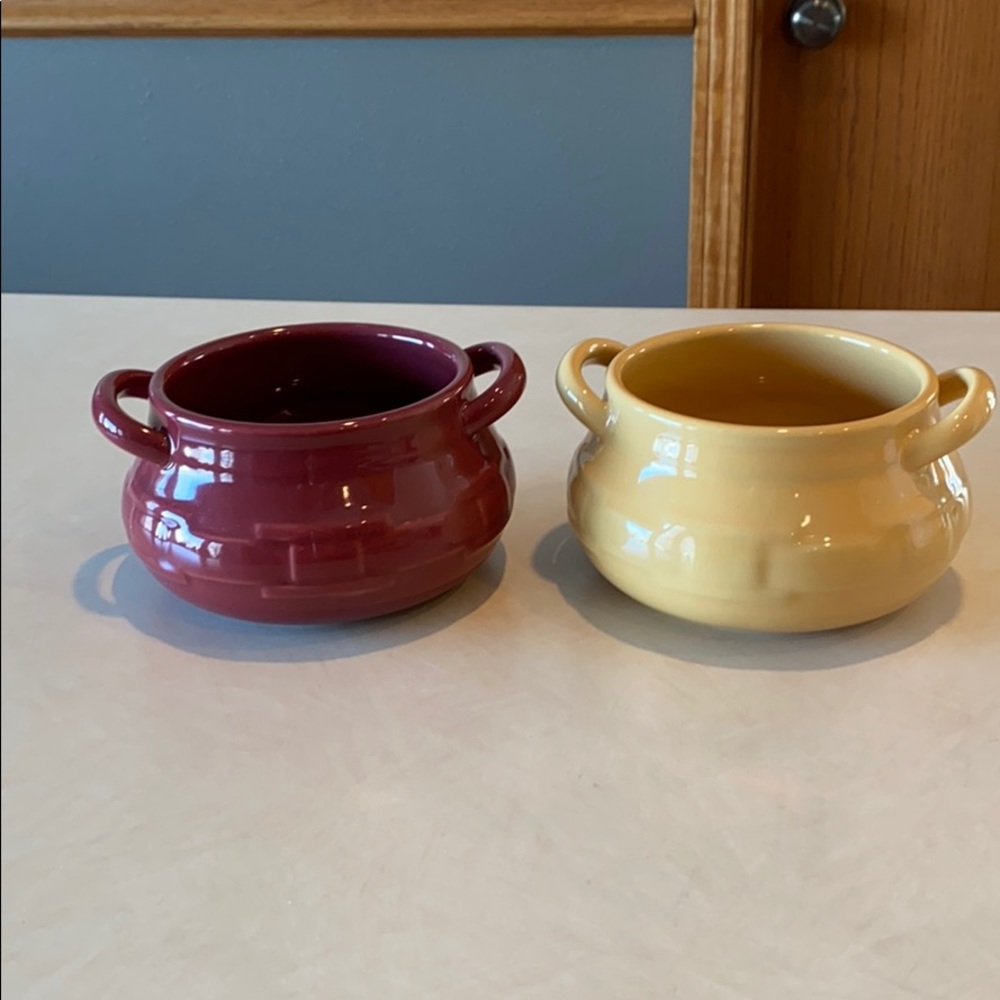 Two NWOT Longaberger Small Soup Tureen